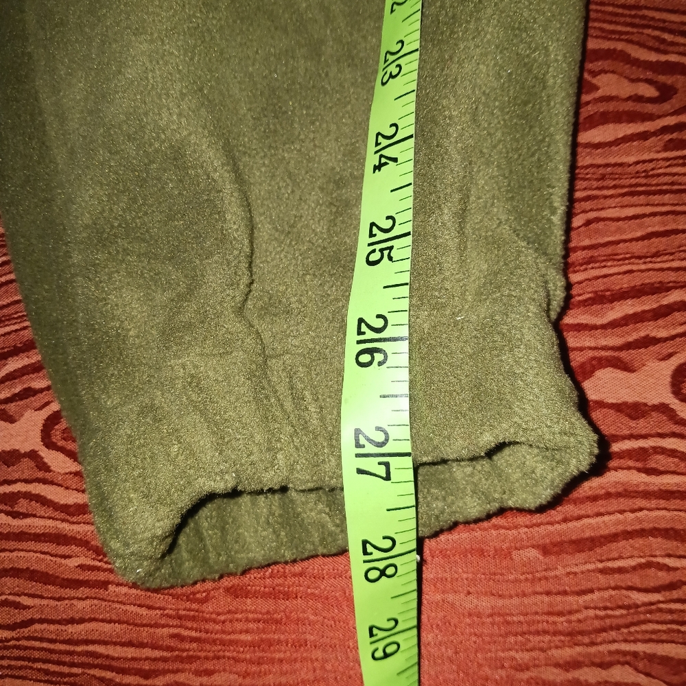Olive Green Zip Overalls/Bib Size Small - Picture 14 of 14